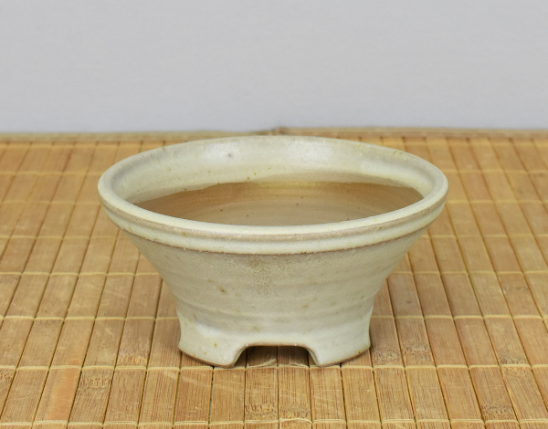 Bonsaischale handgearbeitet rund von Roman Husmann, 12,5x6 cm