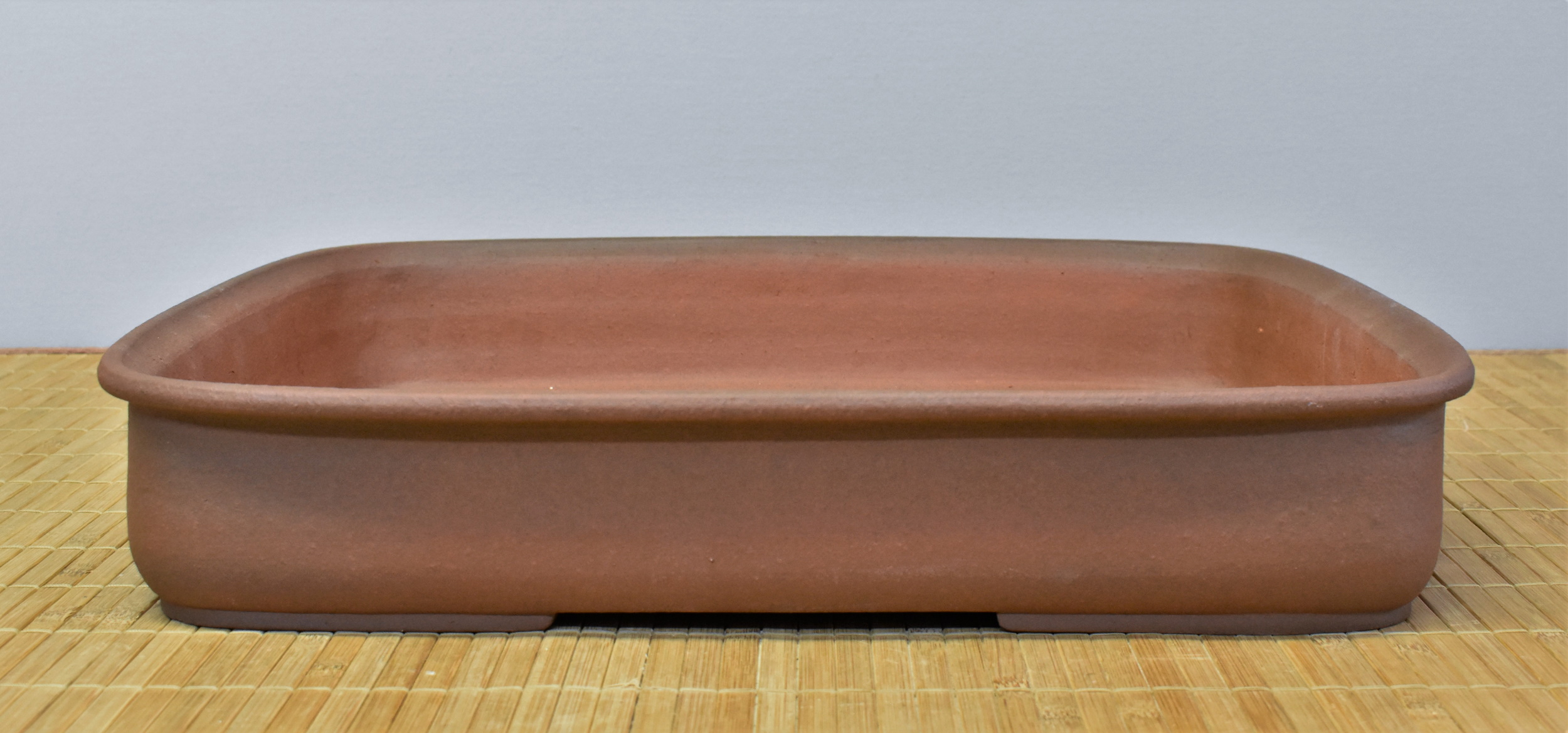Bonsaischale handgearbeitet rechteckig von Kai Sperling, 45,5x37x8 cm