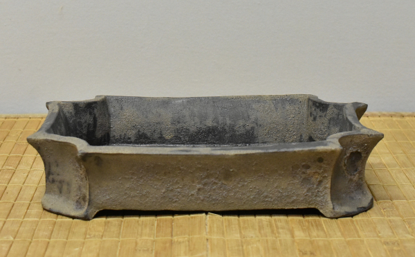 Bonsaischale handgearbeitet rechteckig von Steve Kolb, 23,5x18,5x5,5 cm