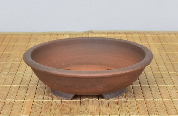 Bonsaischale handgearbeitet rund von Roman Husmann, 16,5x4,5 cm