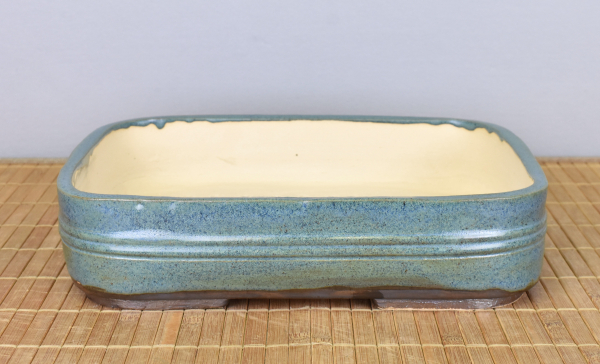 Bonsaischale handgearbeitet rechteckig von Walter Venne, 28x21,5x6,5 cm