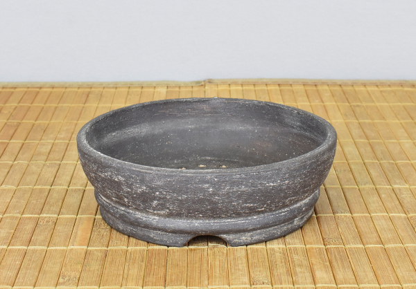 Bonsaischale handgearbeitet rund von Walter Venne, 16x5 cm